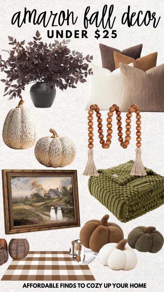 Amazon Fall Decor Under&nbsp;$25